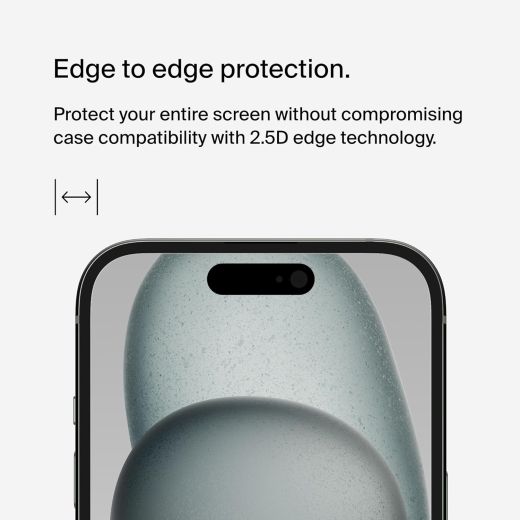 Защитное стекло Belkin ScreenForce UltraGlass 2 Treated для iPhone 15 (OVA131zz)