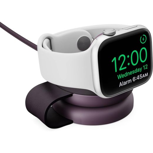 Беспроводная зарядка Twelve South ButterFly SE 2 в 1 Qi2 Charger Midnight Plum
