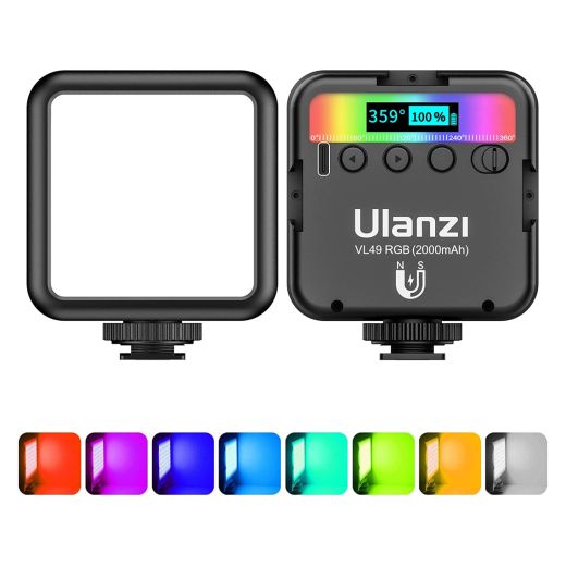 Світло для телефону Ulanzi VL49 RGB Video Lights Black