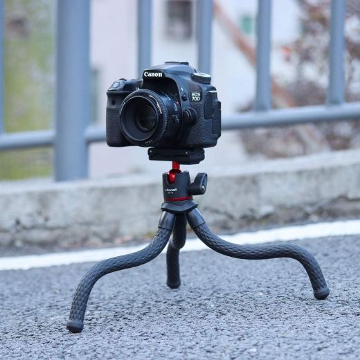 Штатив із гнучкими ножками для телефону ULANZI Camera Tripod Mini Flexible Tripod Stand with Hidden Phone Holder with Cold Shoe Mount (MT-11UL)