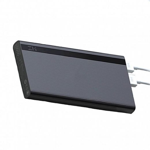 Повербанк (Внешний аккумулятор) ZMi Power Bank 10000 mAh 18W Dual Port USB-A/Type-C QC 3.0, PD 2.0 Black (JD810)