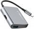 Адаптер Baseus Enjoyment series Type-C to HDMI+USB3.0 HUB Adapter Gray