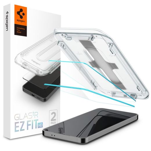 Захисне скло Spigen Glass tR EZ Fit HD Transparency 2 шт. для Samsung Galaxy S25 | S24 (AGL07440)