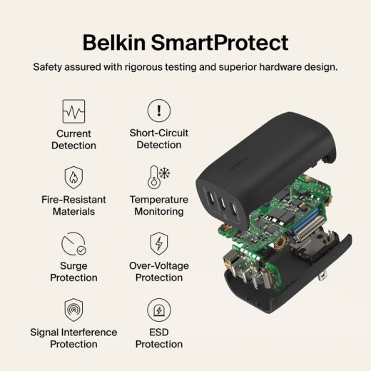 Кабель Belkin USB-C to USB-C Cable 60W для Nintendo Switch 2 (ENA008fq2MBK)