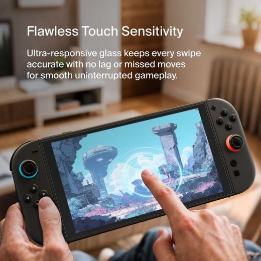Защитное стекло Belkin TemperedGlass Anti-Reflective Screen Protector для Nintendo Switch 2 (ENA004fq)