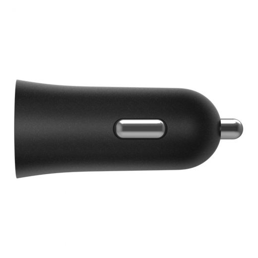 Автомобильное зарядное устройство Belkin Car Quick Charger 18W USB 3.0A, USB-C, 1.2м, black (F7U032BT04-BLK)