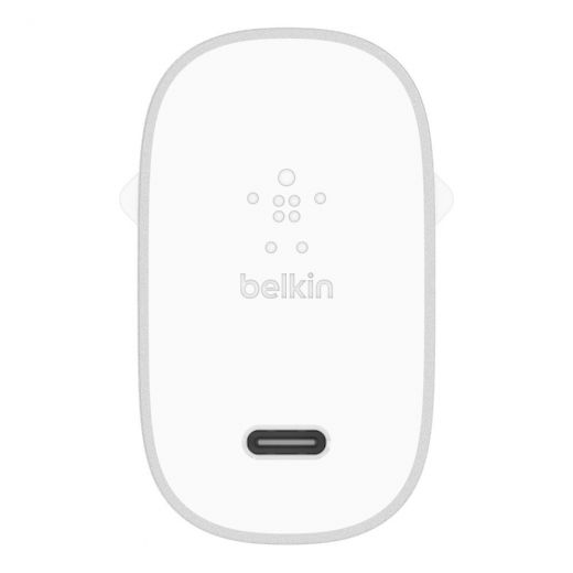 Сетевое зарядное устройство Belkin Home Charger 27W Power Delivery Port USB-C 3.0A, Silver (F7U060VF-SLV)