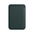 Кожаный чехол-кошелек с локатором Apple Leather Wallet with MagSafe Forest Green (MPPT3) для iPhone 12 | 13 | 14