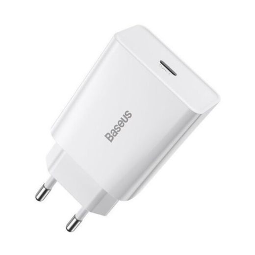 Сетевое зарядное устройство Baseus Speed Mini Quick Charger 1C 20W EU White (CCFS-SN02)