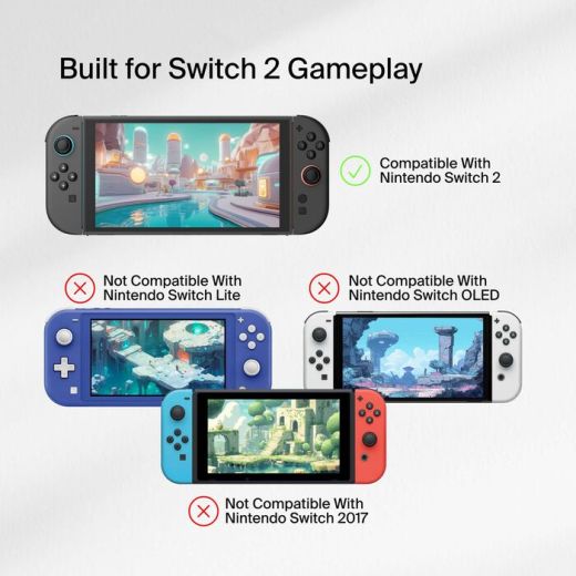 Защитное стекло Belkin TemperedGlass Anti-Reflective Screen Protector для Nintendo Switch 2 (ENA004fq)