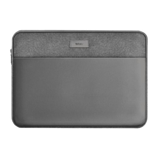 Чохол-сумка WIWU Minimalist Sleeve Series Grey для MacBook Air 15" 2023 | 2024 (M2 | M3) | Pro 16" M1 | M2 | M3 (2021 | 2023)