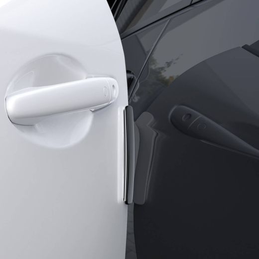 Накладка на дверь автомобиля Baseus Streamlined car door bumper strip Black (CRFZT-01)