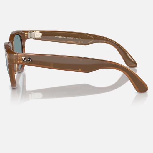 Умные очки Ray Ban Meta Headliner Shiny Caramel | Blue