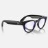 Умные очки с камерой Ray Ban Meta Headliner Shiny Black | Clear with blue-violet light filter