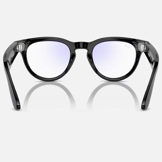 Умные очки с камерой Ray Ban Meta Headliner Shiny Black | Clear with blue-violet light filter
