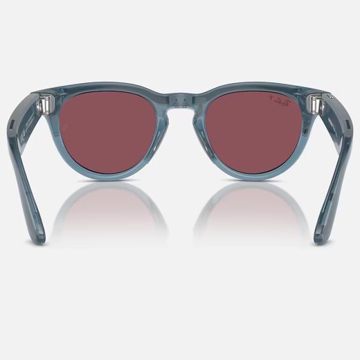 Умные очки Ray Ban Meta Headliner Shiny Jeans | Dusty Red