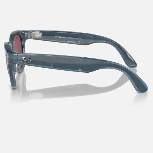 Розумні окуляри Ray Ban Meta Headliner Shiny Jeans | Dusty Red