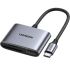 Кардридер Ugreen 3-в-1 USB-C to SD Grey (80798)