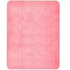 Чехол Comma Leather Сase with Apple Pencil Slot Pink для iPad 10.2"