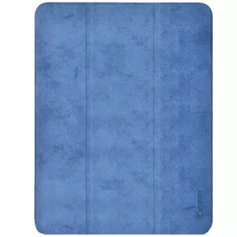 Чехол Comma Leather Сase with Apple Pencil Slot Blue для iPad 10.2"