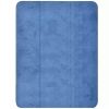 Чехол Comma Leather Сase with Apple Pencil Slot Blue для iPad 12.9" (2020)