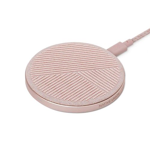 Зарядное устройство Native Union Drop Wireless Charger Fabric Rose (DROP-ROSE-FB)