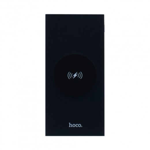 Павербанк (Зовнішній акумулятор) Hoco J37 Wisdom Wireless Charging Series 10000mAh Black