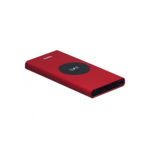 Беспроводная зарядка Hoco J37 Wisdom Wireless Charging Series 10000mAh Red