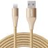Кабель Anker 551 USB-A to Lightning Cable 1.8m Gold (A8454)