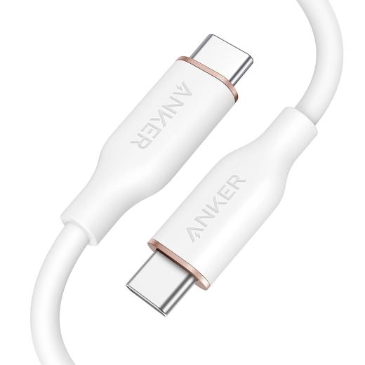 Кабель Anker 643 USB-C to USB-C Cable 0.9m White (A8552021)