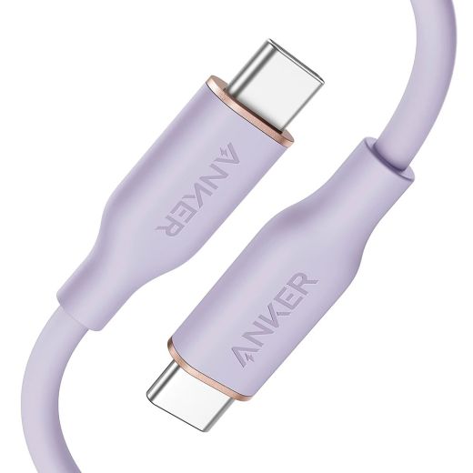 Кабель Anker 643 USB-C to USB-C Cable 0.9m Lilac Purple (A85520V1)