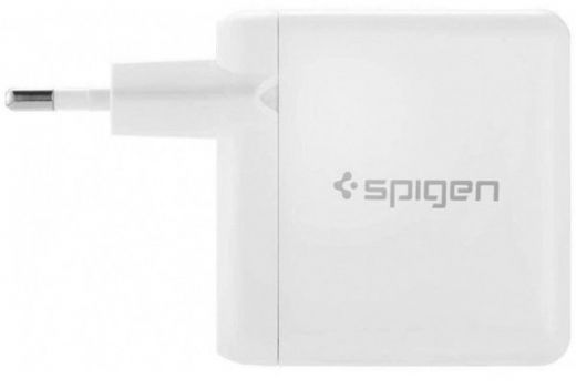 Зарядний пристрій Spigen Essential F207 Quick Charge 3.0 Wall Charger White (000AD21390)