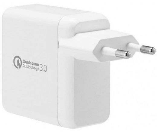 Зарядное устройство Spigen Essential F207 Quick Charge 3.0 Wall Charger White (000AD21390)
