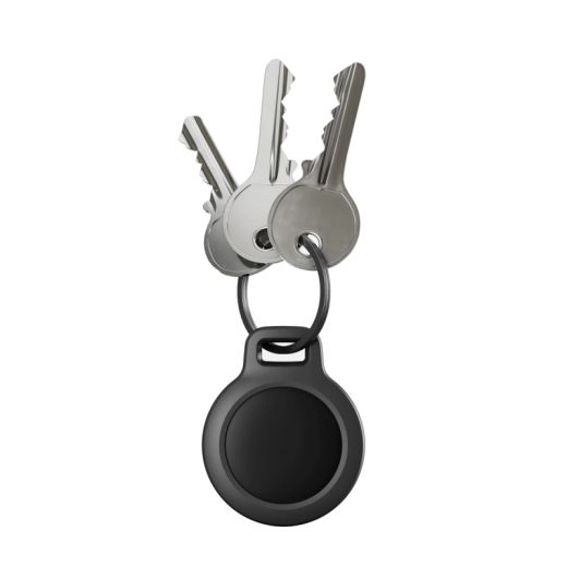 Чехол-брелок Nomad Rugged Keychain Black для AirTag