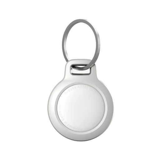 Чехол-брелок Nomad Rugged Keychain White для AirTag
