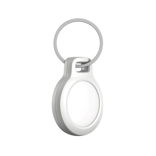 Чехол-брелок Nomad Rugged Keychain White для AirTag
