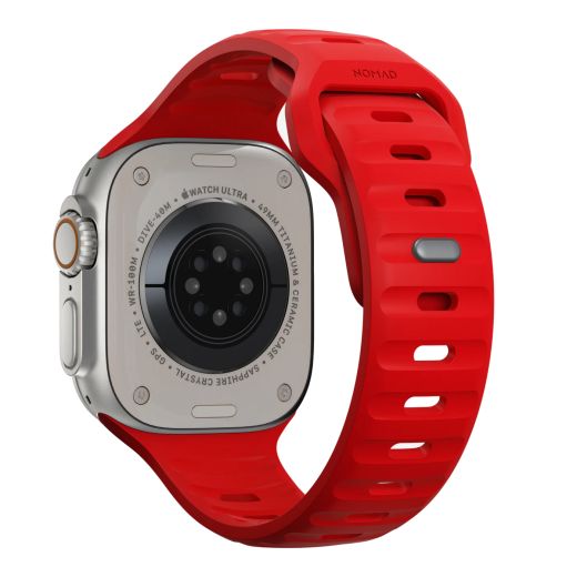 Силіконовий ремінець Nomad Sport Band Night Watch Red для Apple Watch 49мм | 45мм | 44мм (Limited Edition)