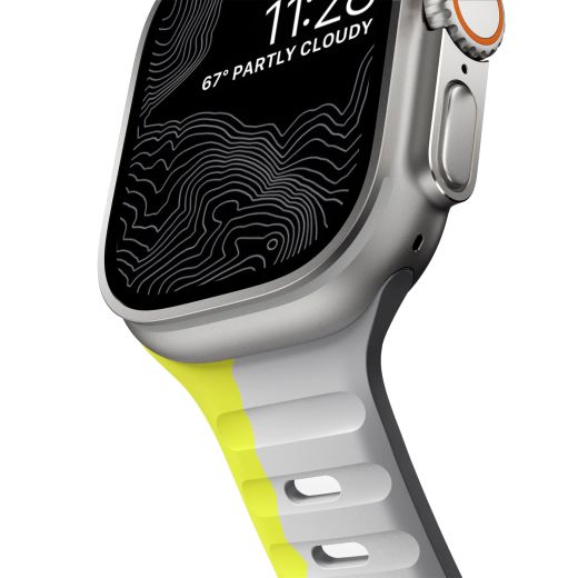 Силиконовый ремешок Nomad Sport Band Volta Strike для Apple Watch 49мм | 45мм | 44мм (Limited Edition)