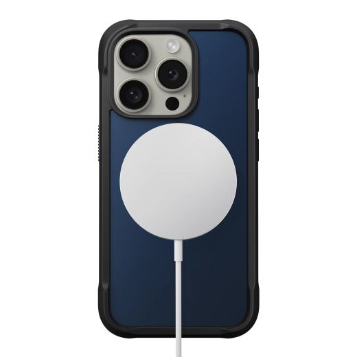 Противоударный чехол Nomad Rugged Case Atlantic Blue для iPhone 15 Pro