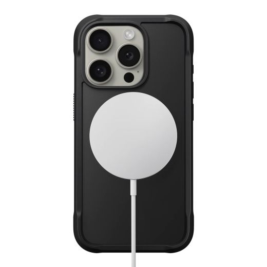 Противоударний чохол Nomad Rugged Case Black для iPhone 15 Pro