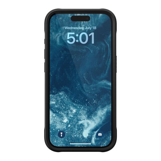 Противоударный чехол Nomad Rugged Case Black для iPhone 15 Pro