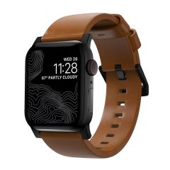 Кожаный ремешок Nomad Modern Band Tan Leather / Black Hardware (NM01804185) для Apple Watch 49мм | 45мм | 44мм