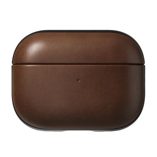 Кожаный чехол Nomad Modern Leather Case Brown для Airpods Pro (2 поколения)