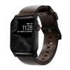 Шкіряний ремінець Nomad Modern Band Horween Leather Rustic Brown / Black Hardware для Apple Watch 49мм | 45мм | 44мм