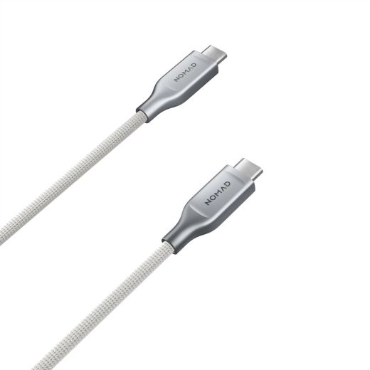 Кабель Nomad USB-C Kevlar Carbide Cable 240W 3м White (NM014681858)