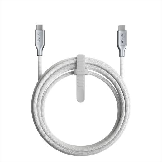 Кабель Nomad USB-C Kevlar Carbide Cable 240W 3м White (NM014681858)