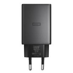 Швидка зарядка Nomad 40W Slim EU Power Adapter Carbide (NM014773858)