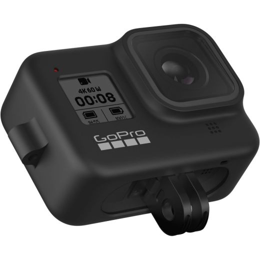 Силиконовый чехол GoPro Sleeve&Lanyard Black для HERO8 (AJSST-001)