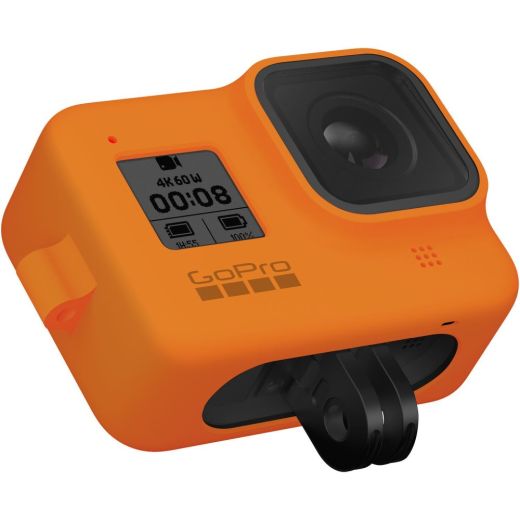 Силиконовый чехол GoPro Sleeve&Lanyard Orange для HERO8 (AJSST-004)