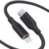 Кабель Anker 641 USB-C to Lightning Cable 1.8m Black (A8663011) 